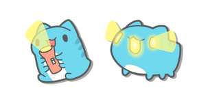 Курсор Bugcat Capoo with a Flashlight