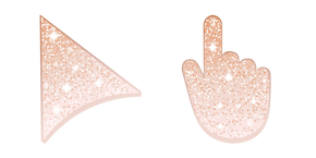 Курсор Pastel Pink Glitter