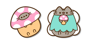 Pusheen en Costumes de Champi et de Fée Curseur