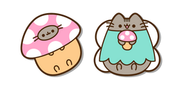 Курсор Pusheen in Mushroom and Fairy Costumes