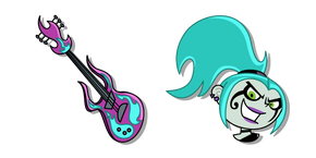 Курсор Danny Phantom Ember McLain and Guitar