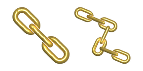 Курсор Simple 3D Gold Chain