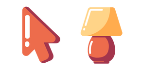 Курсор Minimal Orange Table Lamp