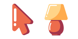Minimal Lampe de Table Orange Curseur