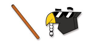 Курсор Unikitty! Sensei Falcomodo and a Stick