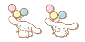 Sanrio Cinnamoroll with Colorful Balloons Cursor