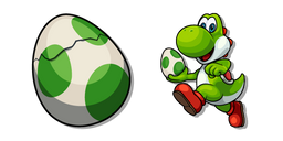 The Super Mario Galaxy Movie Yoshi et un Œuf Curseur
