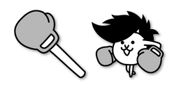 Курсор The Battle Cats Welterweight Cat and a Boxing Glove