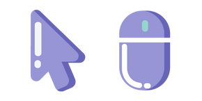 Minimal Souris d'Ordinateur Lavande Curseur