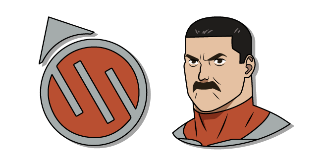 Invincible Thragg et le Logo de l'Empire Viltrum Cursor