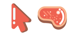 Minimal Steak Rouge Curseur
