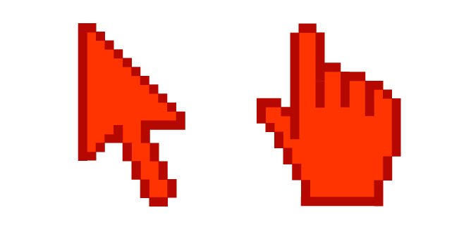Coquelicot Red Pixel курсор