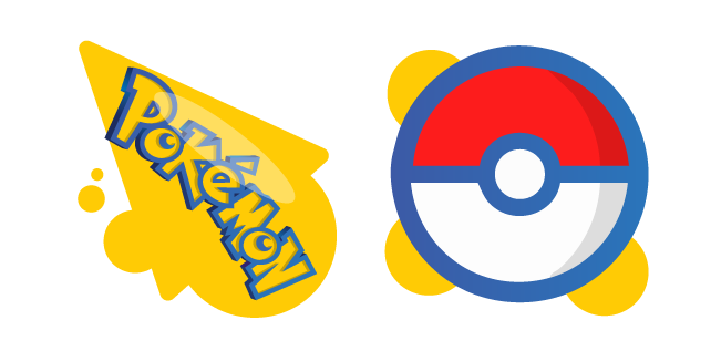 Classic Pokeball and Pokemon Logo Cursor