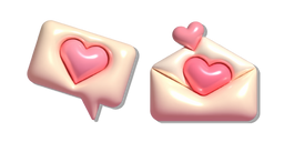 Курсор Simple 3D Love Message and Love Letter