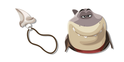 Курсор The Bad Guys Mr. Shark and his Shark Tooth Necklace