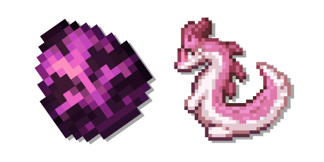 Terraria Chillet Ignis and Huge Dragon Egg Cursor