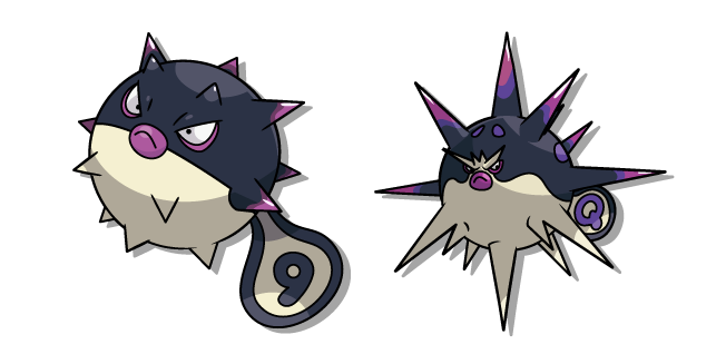 Pokemon Hisuian Qwilfish and Overqwil курсор