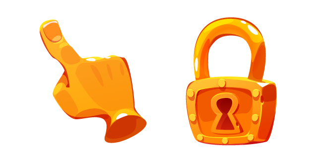 Prank Mano Señalando y Candado Cursor