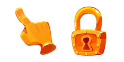 Prank Mano Señalando y Candado Cursor