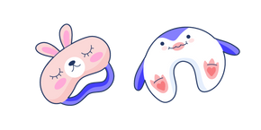 Курсор VSCO Girl Sleep Mask and Neck Pillow