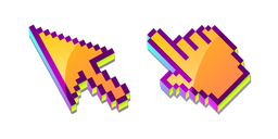 3D Papillon Marpesia Pixel Curseur