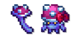 Terraria Báculo de Champiñón y Chico Champiñón Cursor