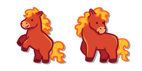 Курсор Cute Chinese New Year 2026 Fire Horse