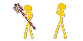 Animator vs. Animation Yellow with his Staff Cursor