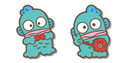 Sanrio Hangyodon avec Nœud Papillon et Sac Sayuri Curseur