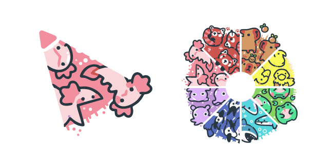 Animal Color Wheel Cursor