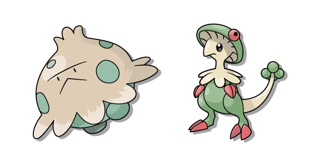 Pokemon Shroomish y Breloom Cursor
