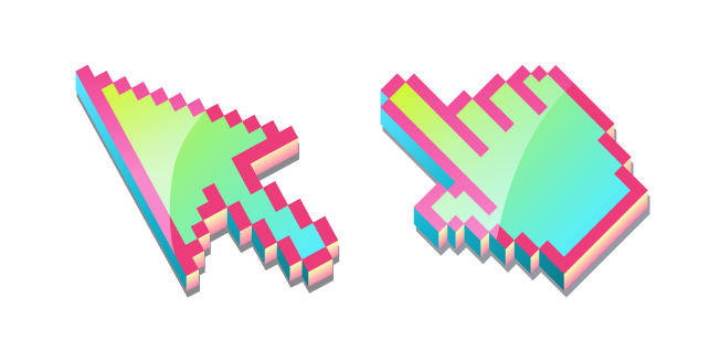 3D Lily Pond Pixel курсор