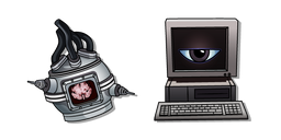 Poppy Playtime Cerveau et Unité de Sauvegarde de Harley Sawyer Curseur