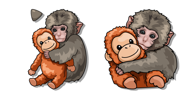 Mono Punch con su Peluche Cursor