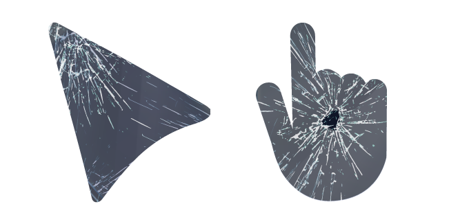 Prank Cracked Glass Cursor
