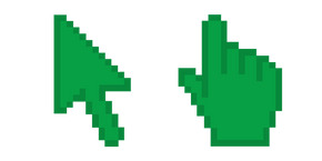 Shamrock Green Pixel Cursor