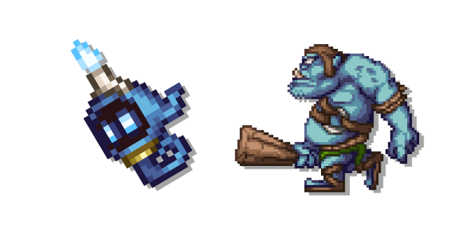 Terraria Ogro y Flickerwick Cursor