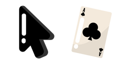 Курсор Minimal Suit of Clubs Card