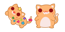 KleptoCats Glue Glue con Pegatinas de Gemas Cursor