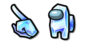 Among Us Blue Moonstone Character Cursor