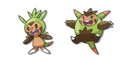 Pokemon Chespin y Quilladin Cursor