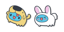 Bugcat Capoo con Cisfraces de Dogdog y Conejo Cursor