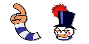 Mucha Lucha French Twist and his Hand Cursor