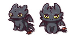 Kawaii Chimuelo Dragón Cursor