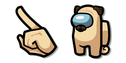 Among Us Personaje Pug Beige Cursor