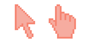 Melon Pink Pixel Cursor