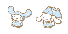 Sanrio Cinnamoroll con Impermeable y Paraguas cursor
