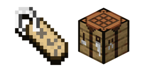 Minecraft Etiqueta y Mesa de Trabajo cursor
