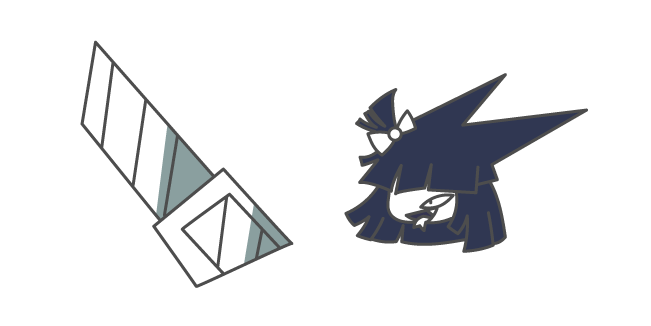 Fundamental Paper Education Miss Bloomie and a Box Cutter Arm Cursor