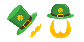 Día de San Patricio Sombreros de Duende cursor